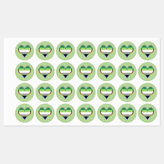 Aro Pride Labels Etiketten (Blatt)