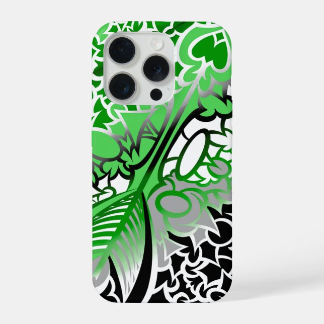 Aro Pride Schwünge iPhone 15 Pro Hülle (Rückseite)