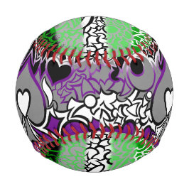 Aro und Ace Pride Squiggles Baseball