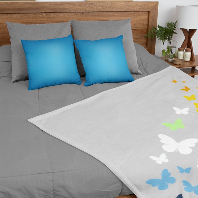 AroAce Agender Pride Butterfly Trail Sherpadecke (Von Creator hochgeladen)