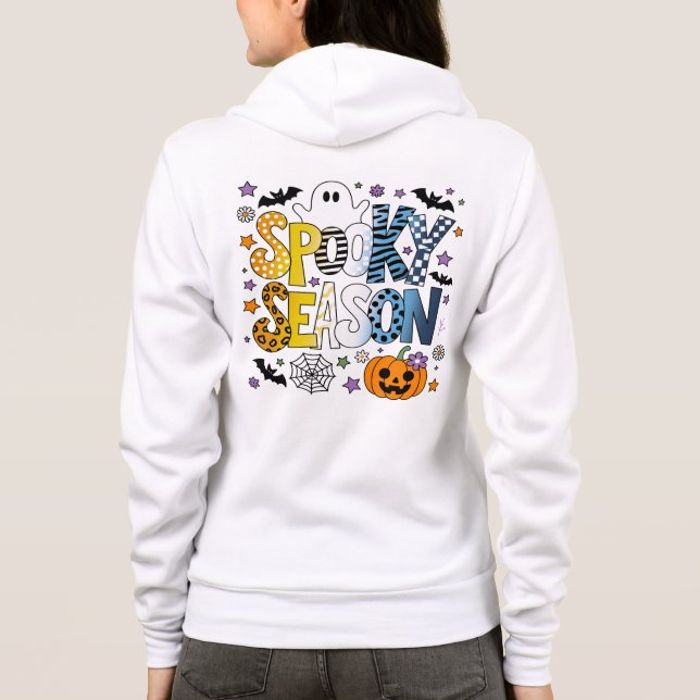 AroAce Spooky Season Halloween Hoodie (Rückseite)