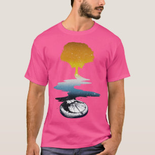 Aroace Tree LGBT Asexual Aromantic Prilag Flag T-Shirt