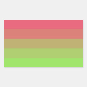 Aroflux Pride Rechteckiger Aufkleber