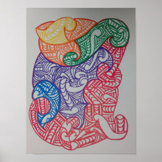Aroha Mai, Design von RRW Poster