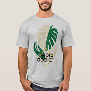 Aroid-Süchtigen-T-Shirt Monstera Pflanzen T-Shirt
