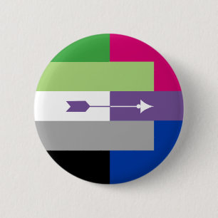 Aromantic Bisexual-Button Button