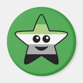 Aromantic Star Round Magnet