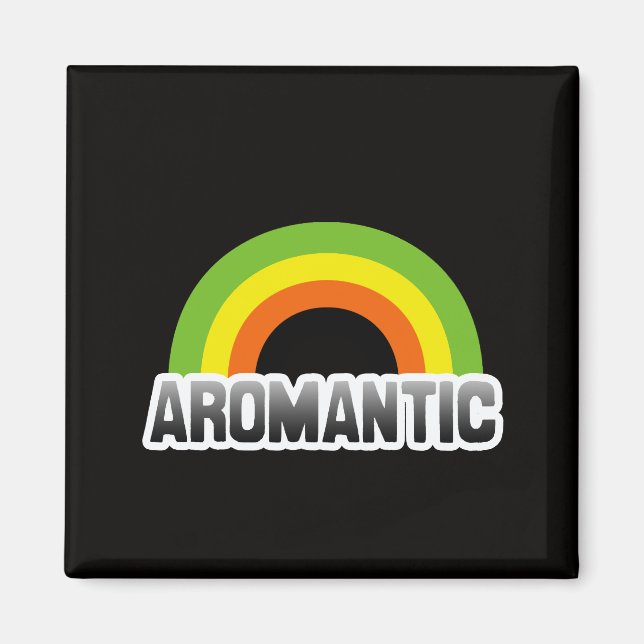 Aromantic Stolz Magnet (Vorne)