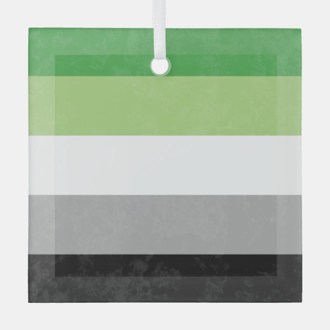 Aromantisch Ornament Aus Glas (Vorderseite)