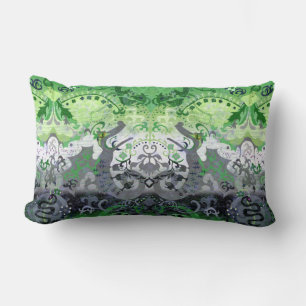 Aromantische Drachendamaske - Aro Pride Flag Farbe Lendenkissen