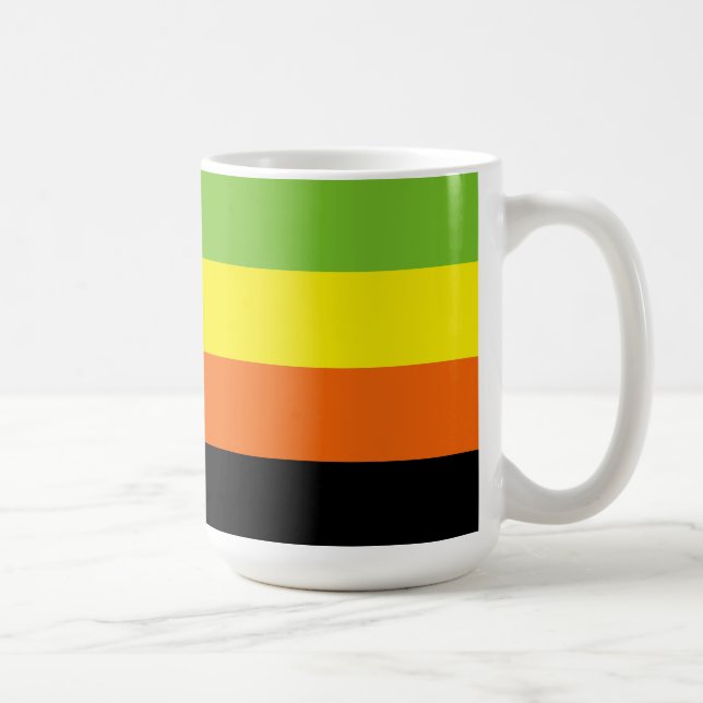 Aromantische Stolperflagge Kaffeetasse (Rechts)