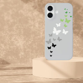 Aromantischer Schmetterlingsweg iPhone 16 Hülle