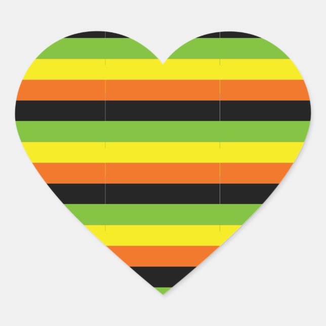 AROMANTISCHES FLAGPATTER Herz-Aufkleber (Vorderseite)