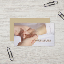Aromatherapie Akupressur Massage Therapeut Visitenkarte