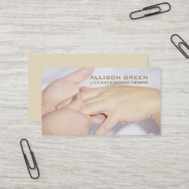Aromatherapie Akupressur Massage Therapeut Visitenkarte