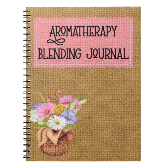 Aromatherapie Blending Journal-Notebook Notizblock (Vorderseite)