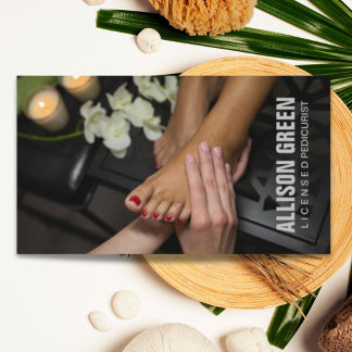 Aromatherapie Pediküre Salon Pediküre Pediküre Visitenkarte
