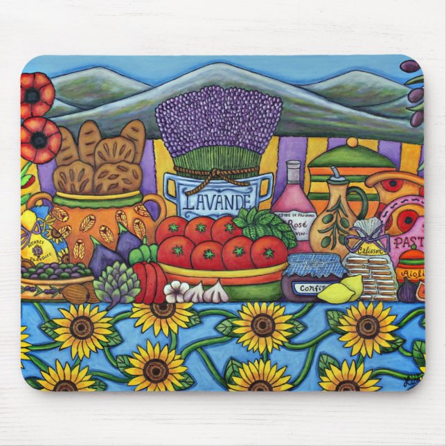 Aromen von Provence Mousepad (Vorne)