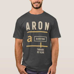 Aron Personalisiert Name T-Shirt