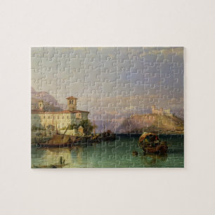 Arona und das Schloss von Angera, See Maggiore,