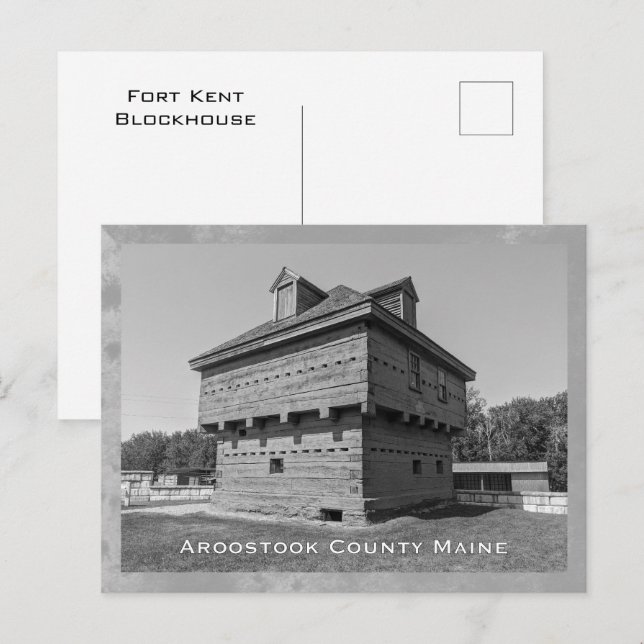 Aroostook Landkreis Maine Postkarte (Vorne/Hinten)