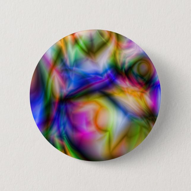 Arora Borialus Marbleized Farben Button (Vorderseite)
