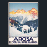 Arosa Berge Schweiz Reisen Vintage Poster<br><div class="desc">Arosa Berge Schweiz Reisen Vintage Poster</div>