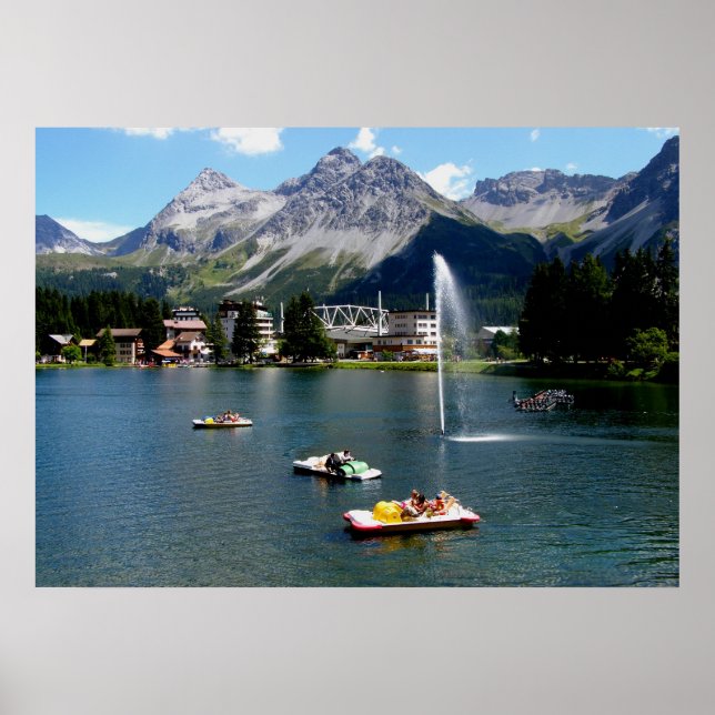 Arosa in der Schweiz Poster (Vorne)
