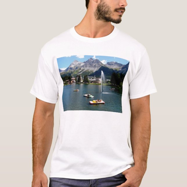 Arosa in der Schweiz T-Shirt (Vorderseite)