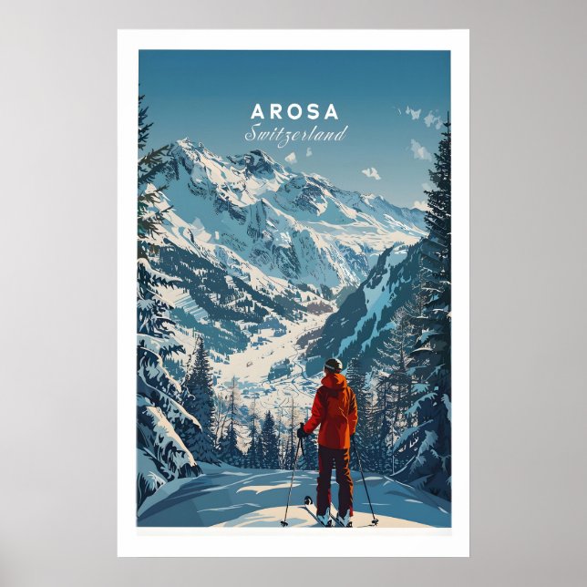 Arosa-Reiseposter - Schweiz 1 Poster (Vorne)