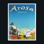 Arosa Schweiz Jahrgang Reise Postkarte<br><div class="desc">Arosa Schweiz Jahrgang Reise Postkarte</div>