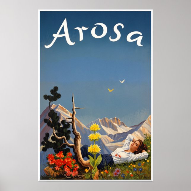 Arosa, Schweiz Poster  (Vorne)