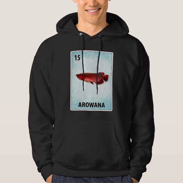 Arowana Mexican Fish Cards Hoodie (Vorderseite)