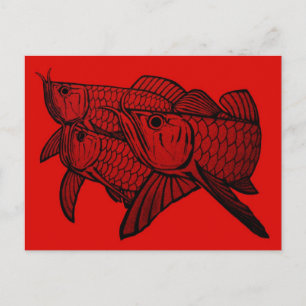 Arowana Postkarte