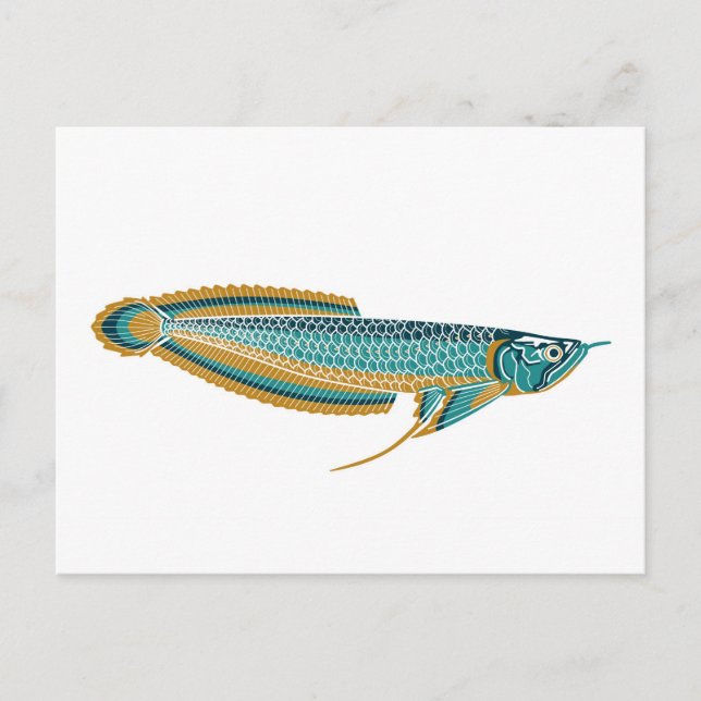 arowana Postkarte (Vorderseite)