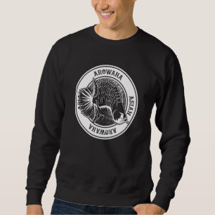 Arowana Tattoo Style Monster Fish Keeper Sweatshirt