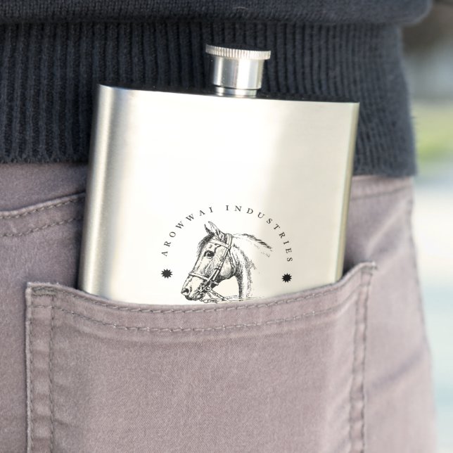 #ArowwaiIndustriesEstablished2021LuxuryMen's Flachmann (Beispiel)