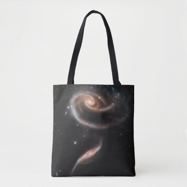 Arp 273 Interaktive Galaxien in Andromeda. Tasche (Vorderseite)