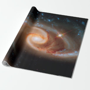 Arp 273 Rosen-Galaxien Hubble Weltraum-Foto Geschenkpapier