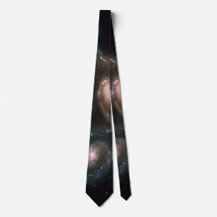 Arp 274 Galaxies NASA Space Black Krawatte