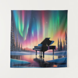 Arpeggio Aurora #2 Wandteppich