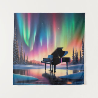 Arpeggio Aurora #2 Wandteppich