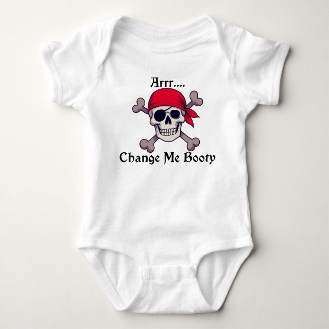 Arr Changez Moi Le Derrière Bébé Body Une Pièce (Devant)