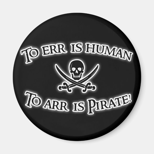 Arr ist Pirate! Magnet (Vorne)