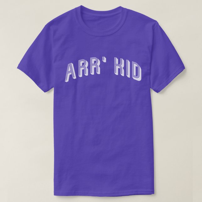 Arr' Kid Unser Kid Manchester Slang T-Shirt (Design vorne)