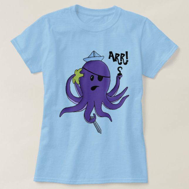 ARR! Krake T-Shirt (Design vorne)