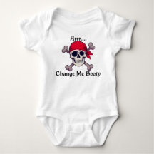 Arränder mich Booty Baby Bodysuit Einteiler