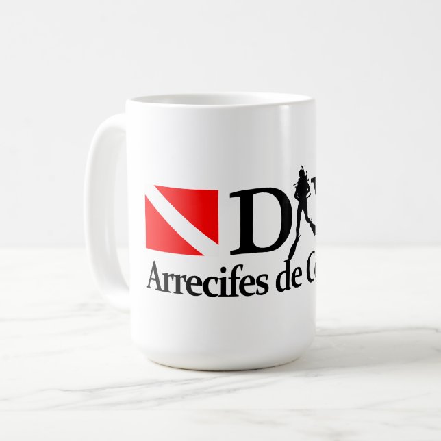 Arrecifes de Cozumel DV4 Kaffeetasse (Vorderseite Links)