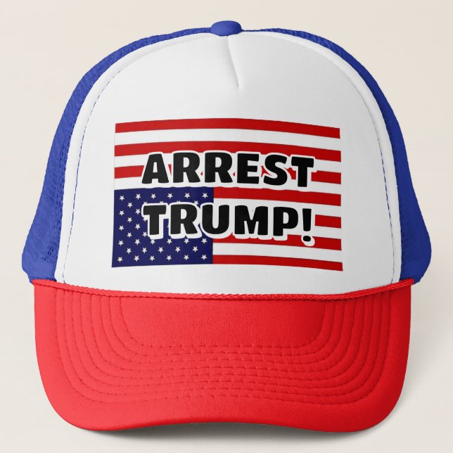 ARREST TRUMP! TRUCKERKAPPE (Vorderseite)