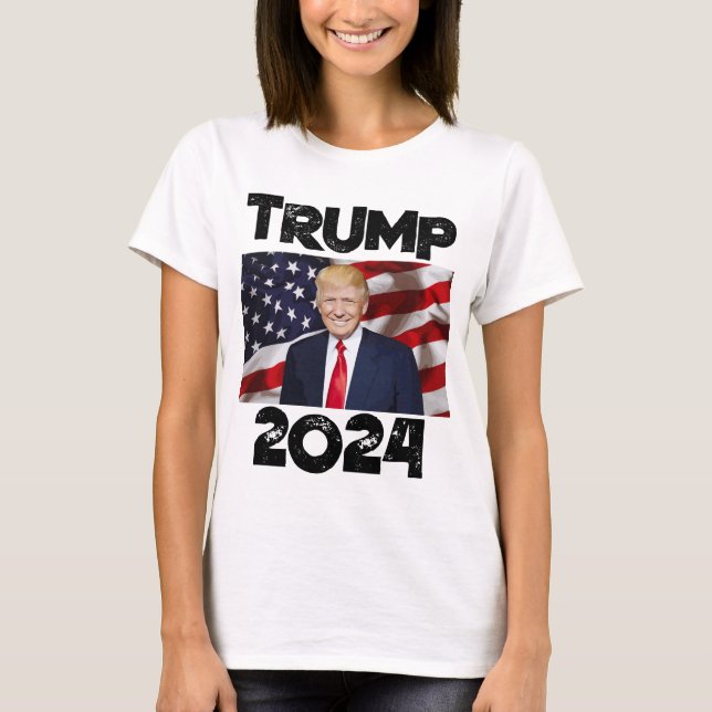 ARRESTATION DE T-SHIRTS DE DONALD TRUMP 2024 (Devant)
